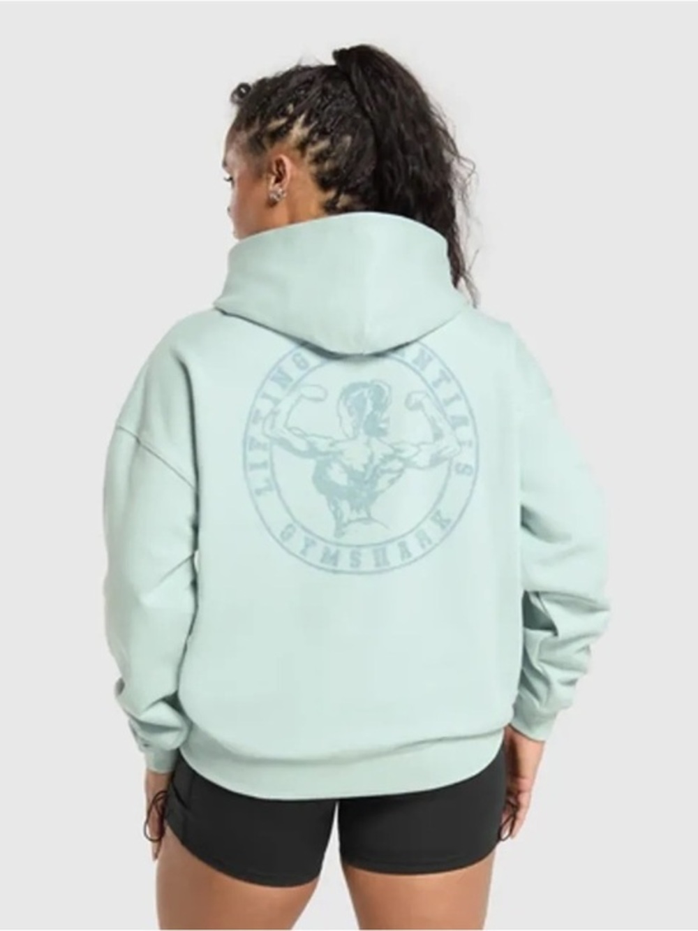 Gymshark Back Gains Graphic Hoodie Medium